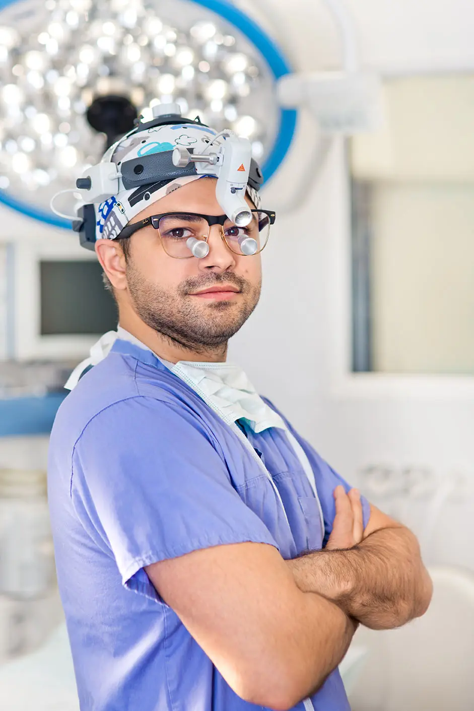Dr Mateusz Stolarski podczas konsultacji